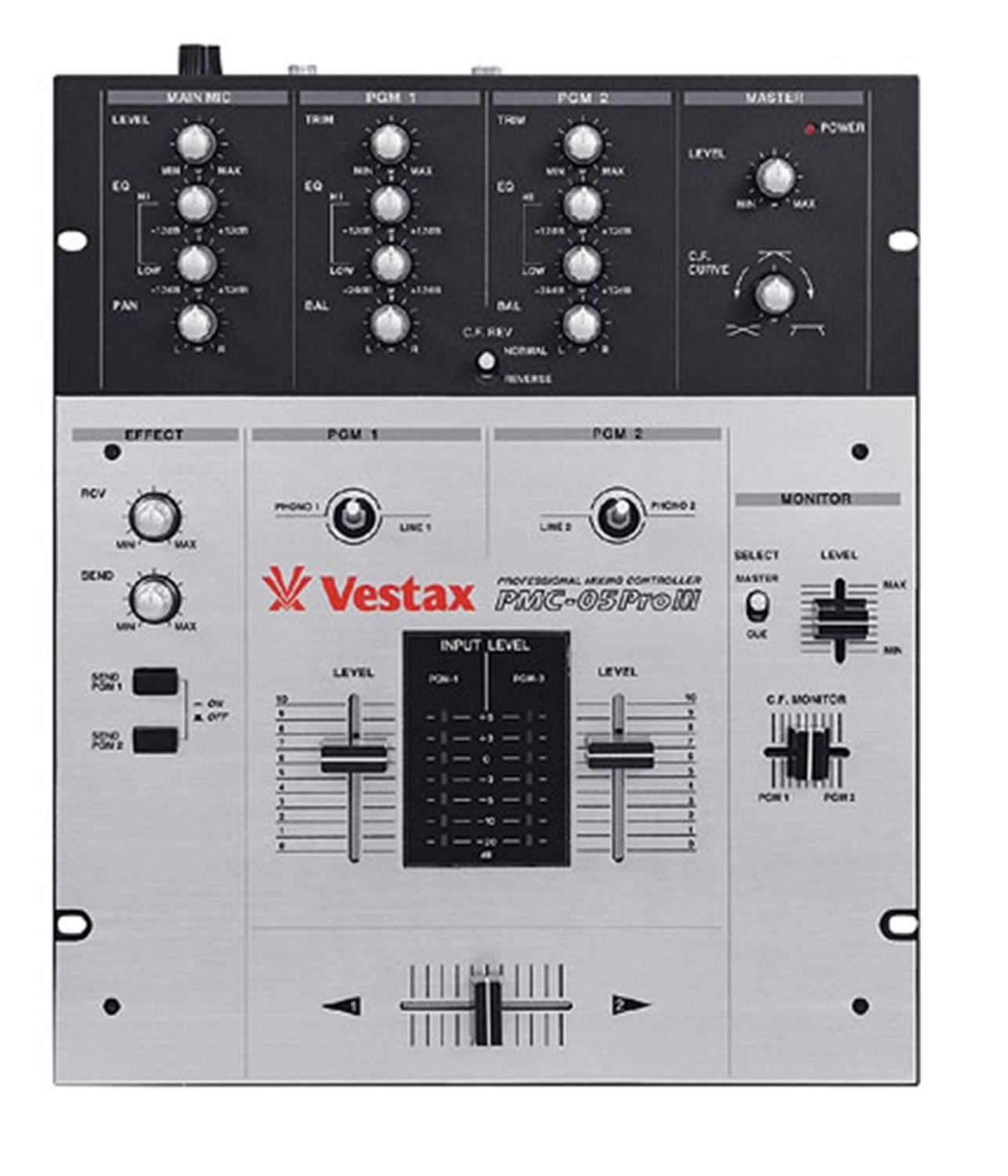 Vestax PMC-05-PRO-III-VCA 2-Ch Pro DJ Mixer