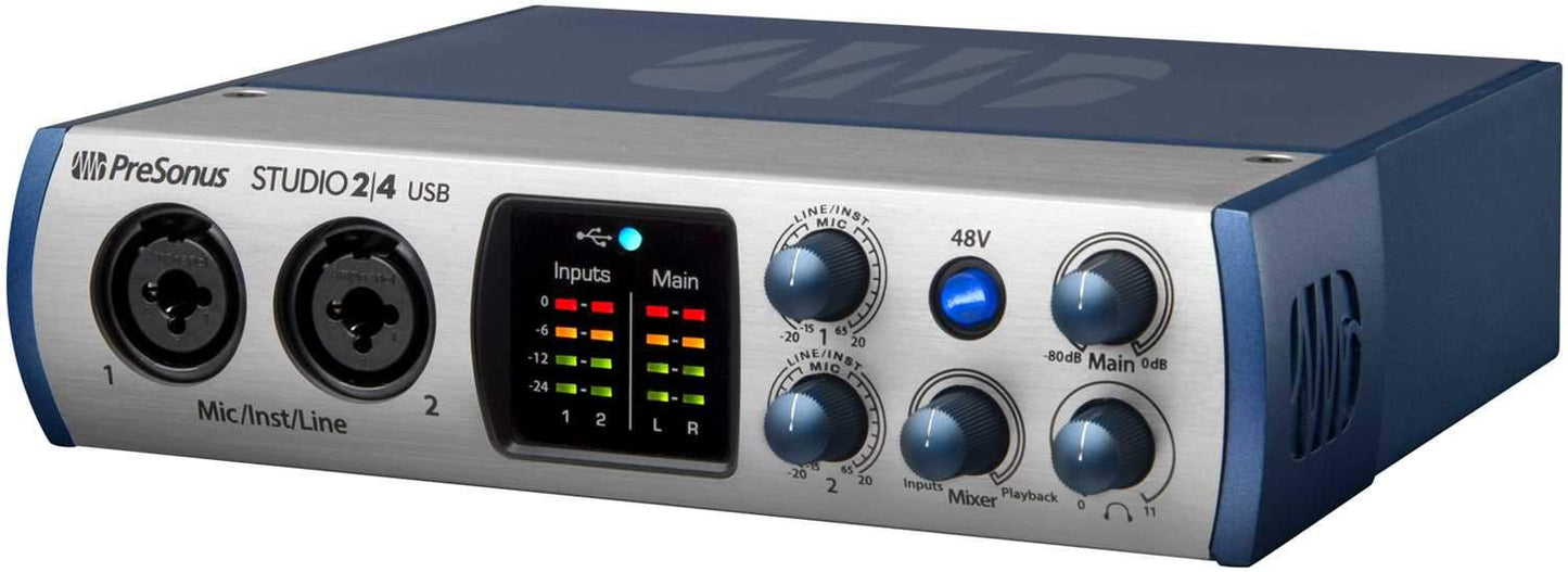 Presonus Studio 2-4 192 kHz USB-C Audio Interface - PSSL ProSound and Stage Lighting