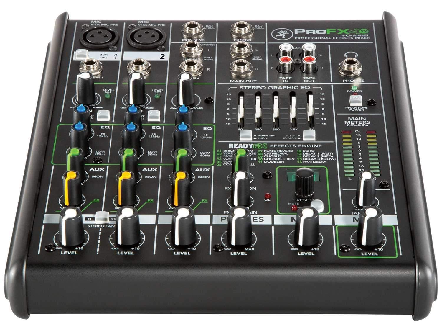 Mackie ProFX4v2 4-Channel Analog Mixer with FX - PSSL ProSound and Stage Lighting