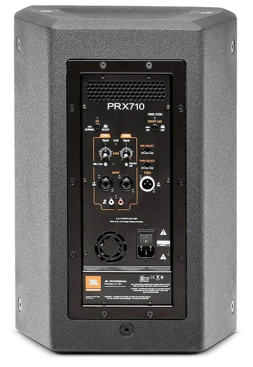 JBL PRX710 10-Inch 2-Way Powered Speaker - PSSL ProSound and Stage Lighting