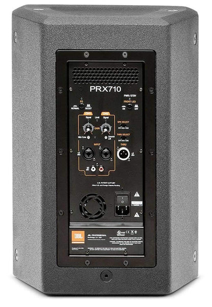 JBL PRX710 10-Inch 2-Way Powered Speaker - PSSL ProSound and Stage Lighting