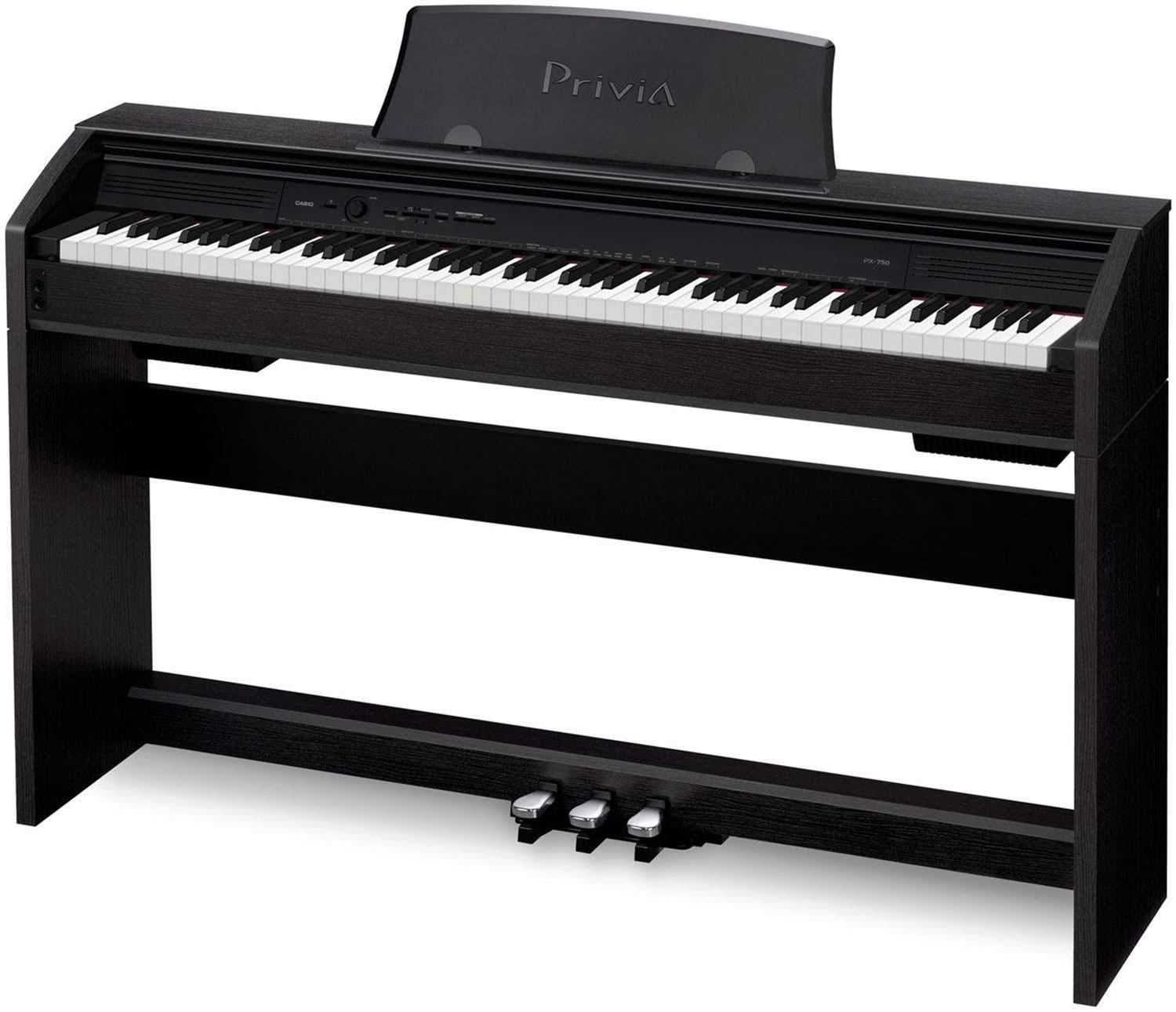 Casio PX750BK Digital Piano 88 Weighted Keys - PSSL ProSound and Stage Lighting