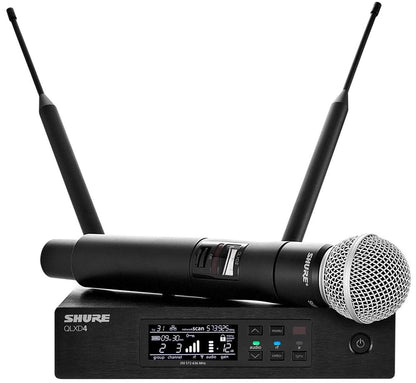 Shure QLXD Dual Wireless Mic WL185 Lav & SM58 G50 - PSSL ProSound and Stage Lighting