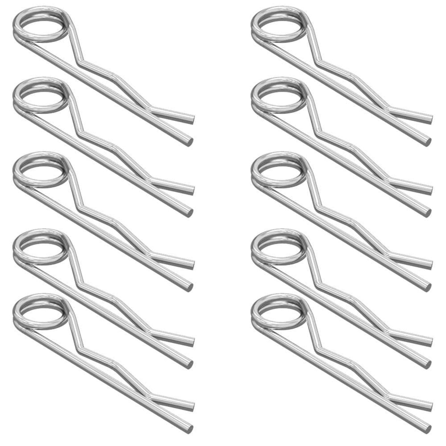 Safety Clip Secures Tapered Shear Pin (10 Pack)