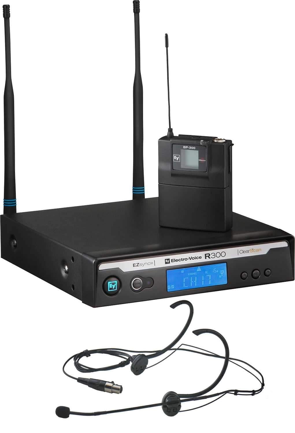 Electro-Voice R300-E-C Headworn Wireless System with Case - PSSL ProSound and Stage Lighting