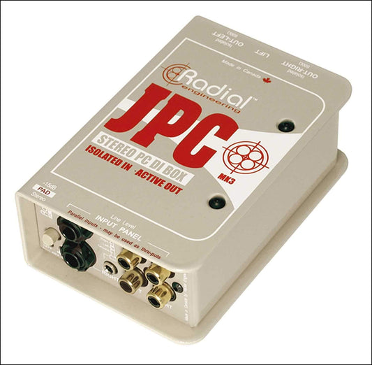 Radial Engineering JPC Active Stereo Direct Box - PSSL ProSound and Stage Lighting