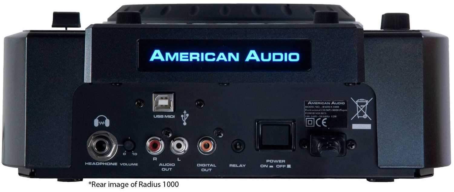 American Audio RADIUS-1000-SYS MP3/CD/Midi Player - PSSL ProSound and Stage Lighting