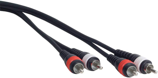 Accu-Cable RC12 12Ft Dual Rca To Dual Rca Pa Cable - PSSL ProSound and Stage Lighting