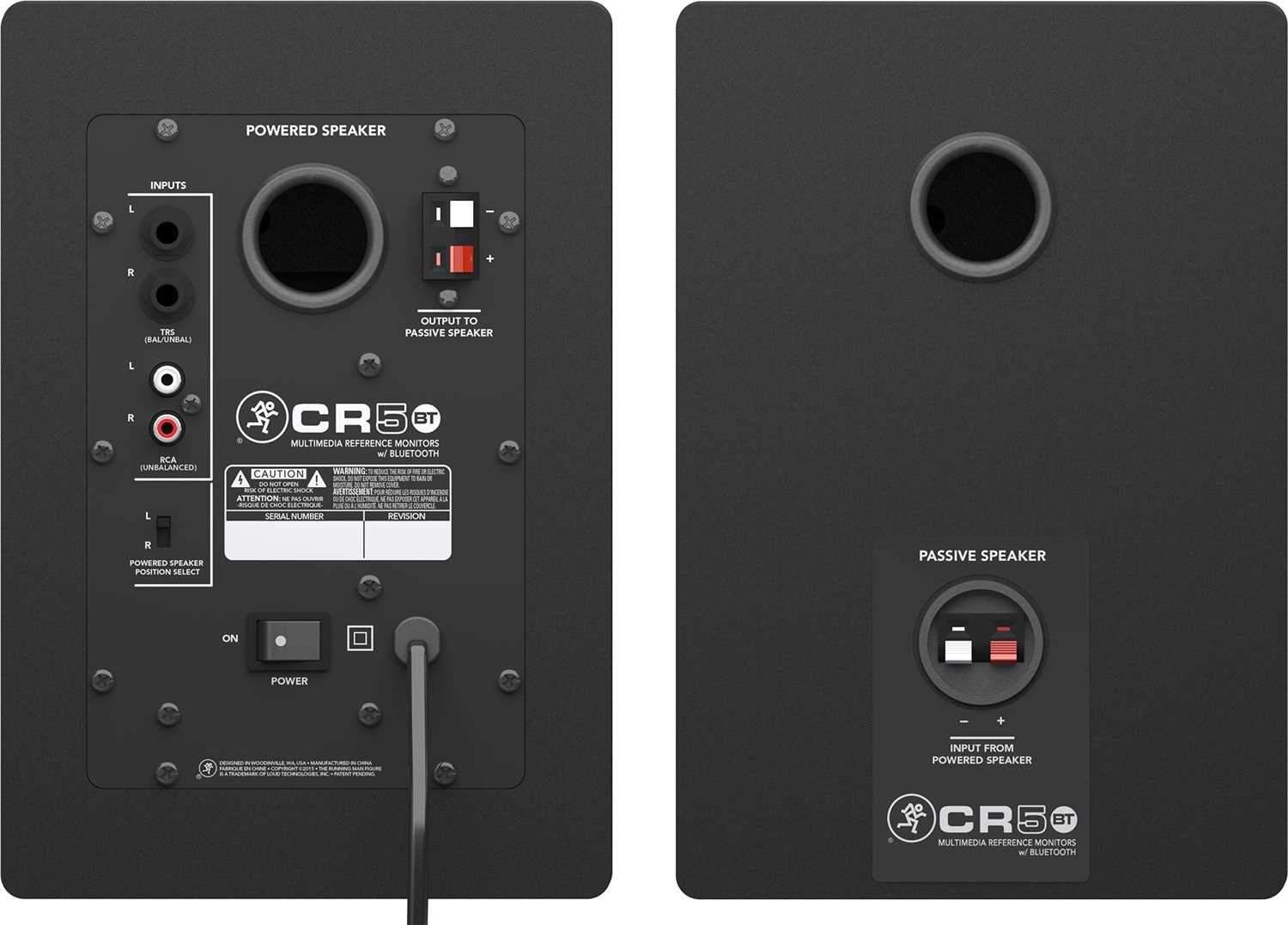 Mackie CR5BT Complete Studio Bluetooth Monitors Kit - PSSL ProSound and Stage Lighting