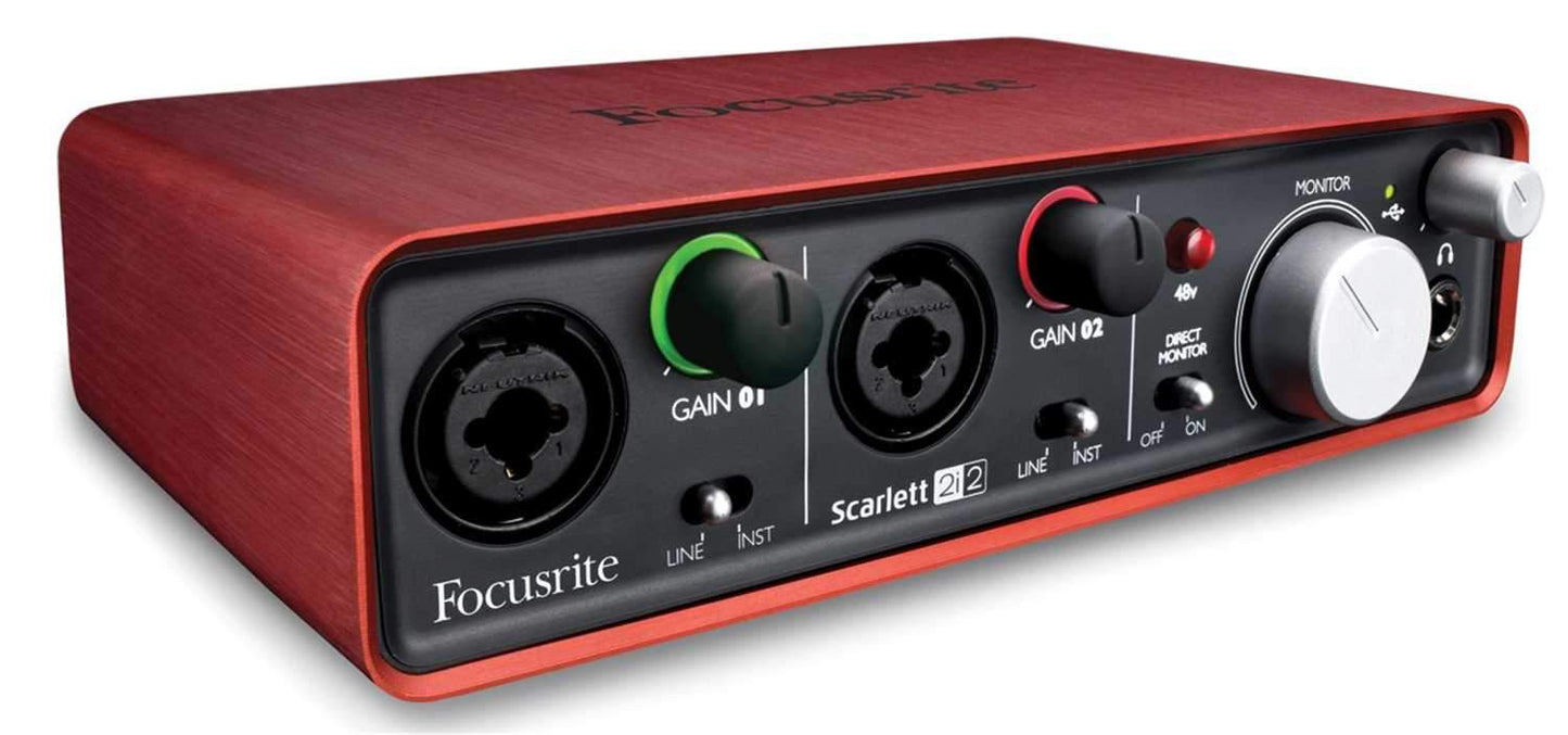 Focusrite Scarlett 2i2 USB Audio Interface with MXL Aria Studio Mic - PSSL ProSound and Stage Lighting