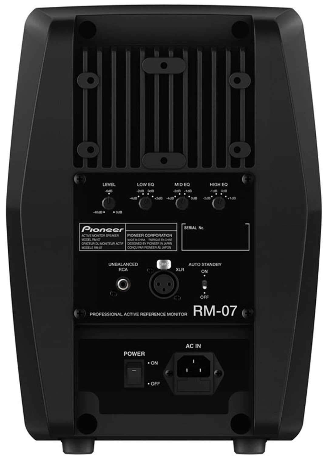 Pioneer RM-07 6.5-Inch Pro Powered Studio Monitor (Each) - PSSL ProSound and Stage Lighting