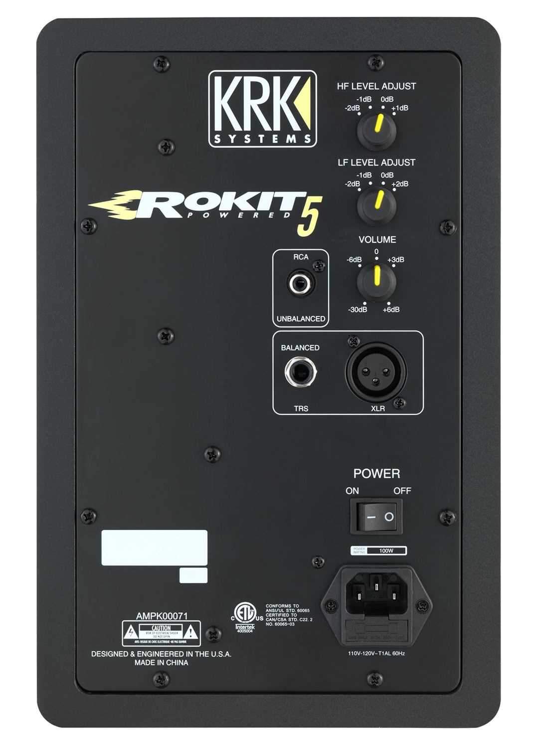 KRK Rokit RP5 G3 5-Inch Powered Studio Monitor - PSSL ProSound and Stage Lighting