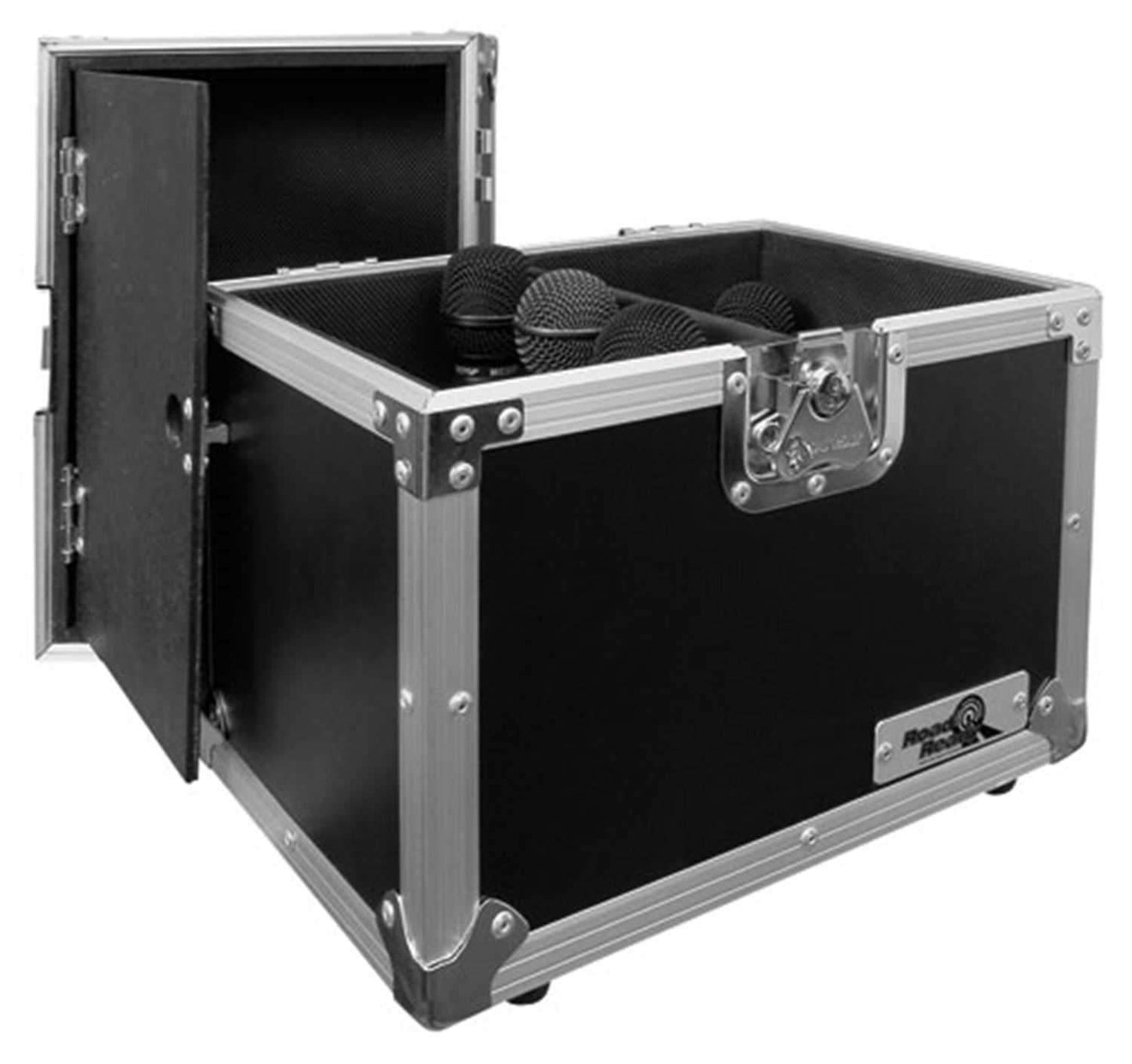 Road Ready RRM12S Case For 12 Mics & Accessories - PSSL ProSound and Stage Lighting