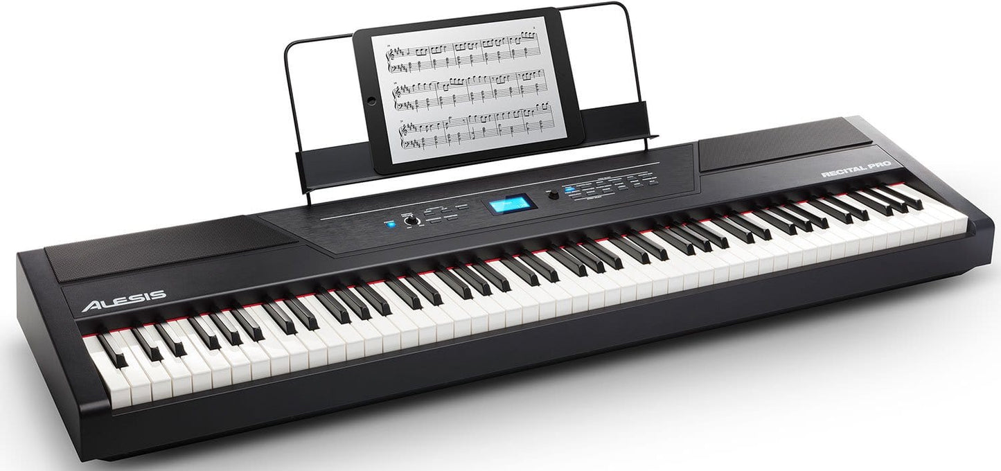 Alesis Recital Pro 88-Key Hammer-Action Digital Piano - PSSL ProSound and Stage Lighting