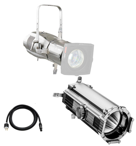 ETC Source Four LED Series 3 Light Engine Ellipsoidal with Lustr X8 15-to-30-Degree Lens (Silver) - PSSL ProSound and Stage Lighting