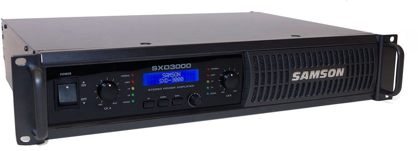 Samson SXD3000 450W Power Amplifier with DSP - PSSL ProSound and Stage Lighting