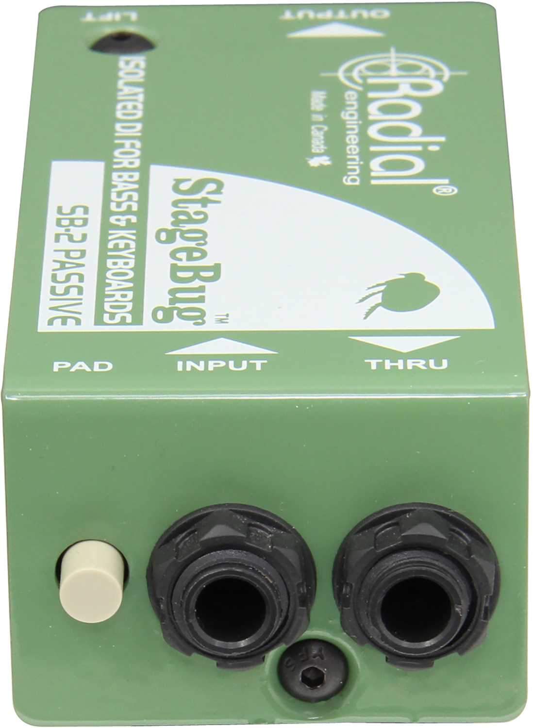 Radial SB-2 Passive Compact DI for Bass & Keys - PSSL ProSound and Stage Lighting