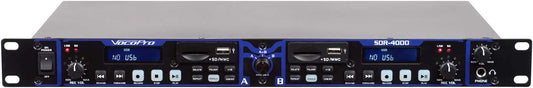 VocoPro SDR-4000 Dual USB/SD Audio Recorder - PSSL ProSound and Stage Lighting