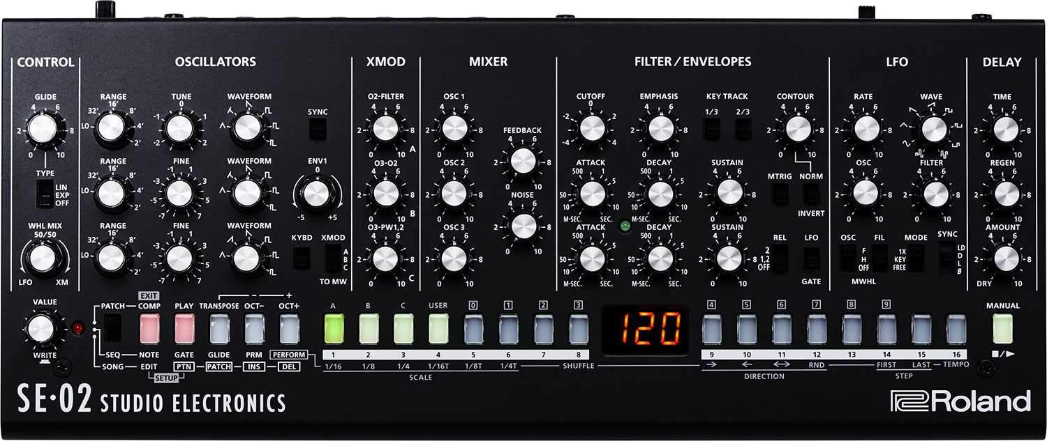 Roland Boutique SE-02 Designer Series Analog Synthesizer - PSSL ProSound and Stage Lighting