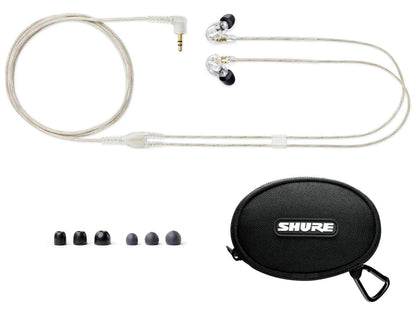 Shure SE215 Isolating In-Ear Earphones Clear - PSSL ProSound and Stage Lighting