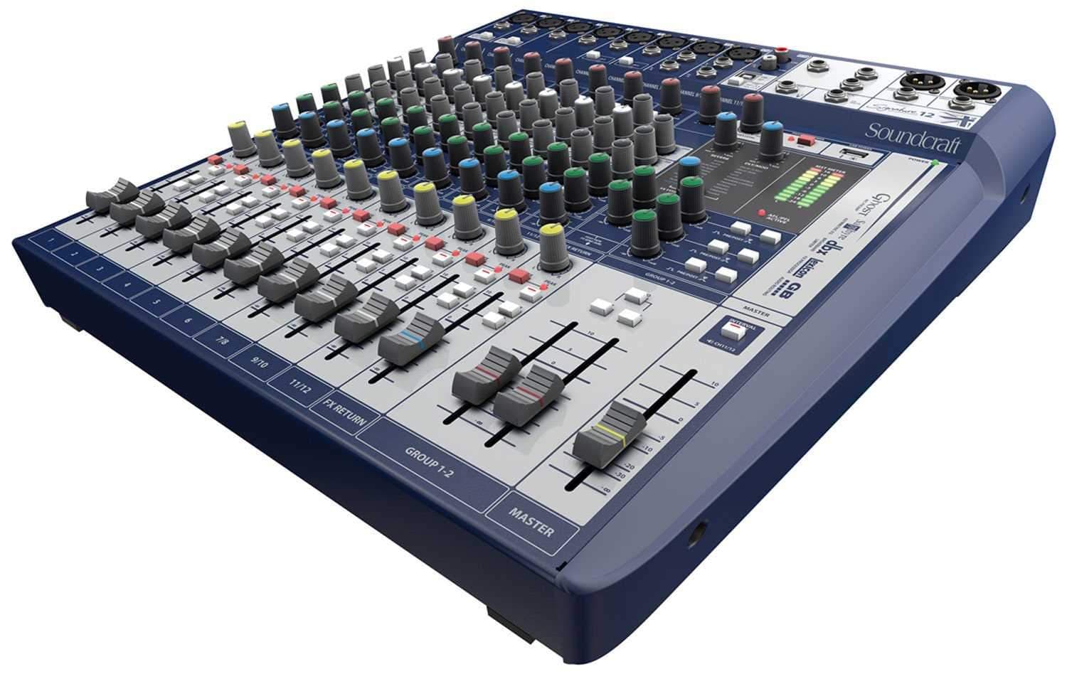 Soundcraft Signature 12 Analog 12-Channel PA Mixer with FX - PSSL ProSound and Stage Lighting