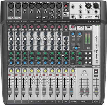 Soundcraft Signature 12MTK 12-Channel Analog Mixer - PSSL ProSound and Stage Lighting