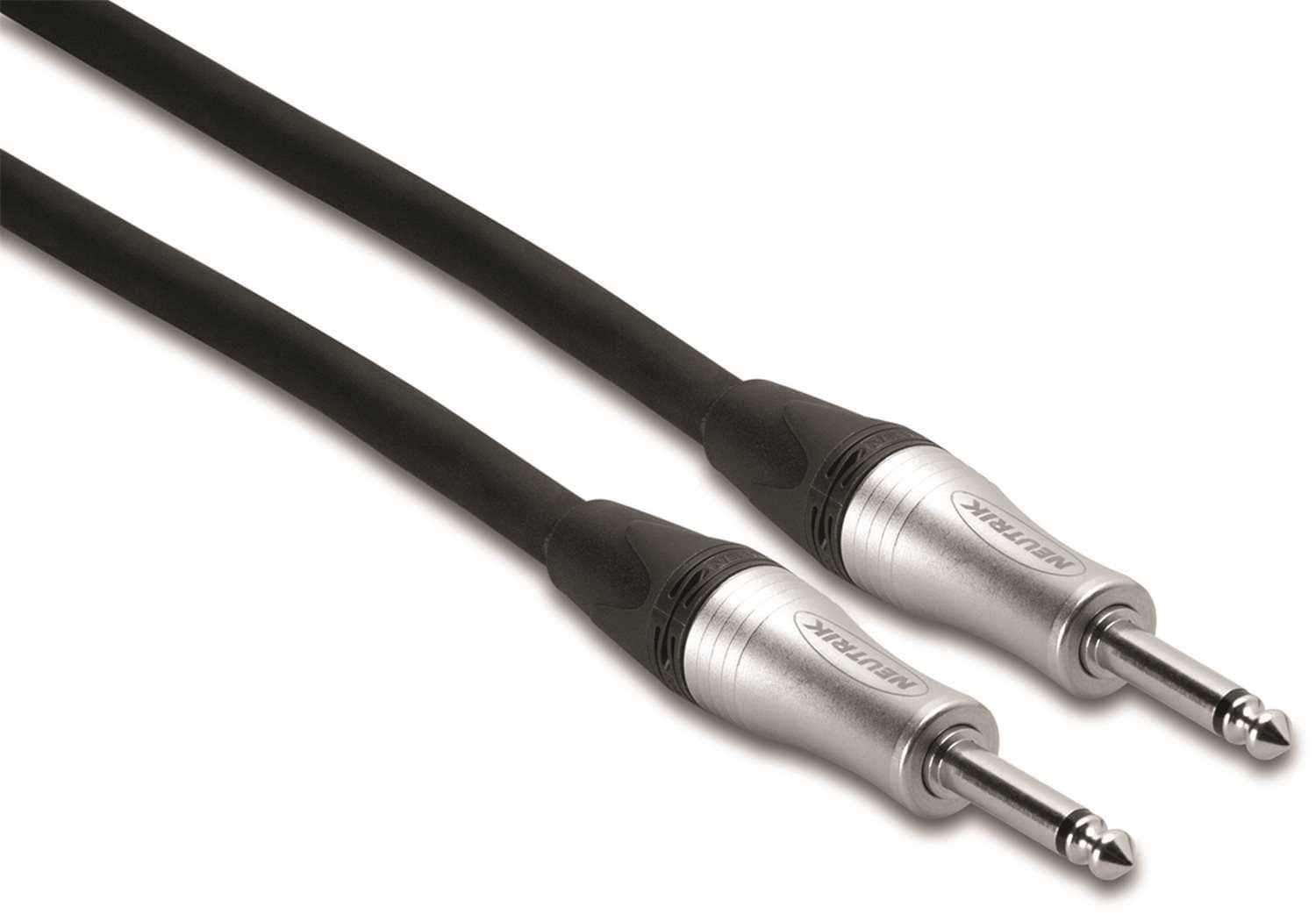 Hosa SKJ-203 Speaker Cable 3 Foot 1/4" TS to 1/4" TS 12AWG - PSSL ProSound and Stage Lighting