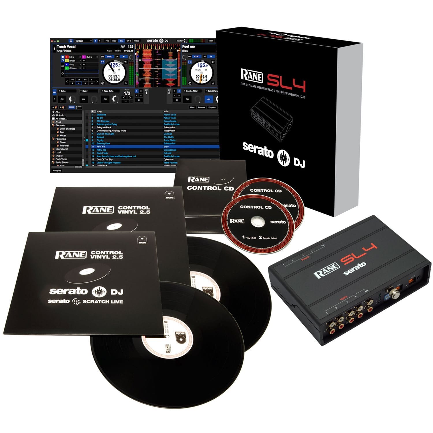 RANE SL4 Serato DJ Interface Digital Vinyl System
