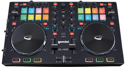 Gemini SLATE 2 Channel Serato DJ Intro Controller - PSSL ProSound and Stage Lighting