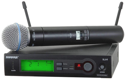 Shure SLX24/BETA58 Handheld Wireless Mic System with BETA58 - PSSL ProSound and Stage Lighting