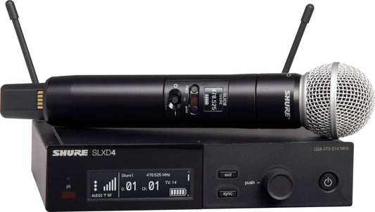 Shure SLXD24/SM58 J52 Wireless Vocal System With SM58 - PSSL ProSound and Stage Lighting