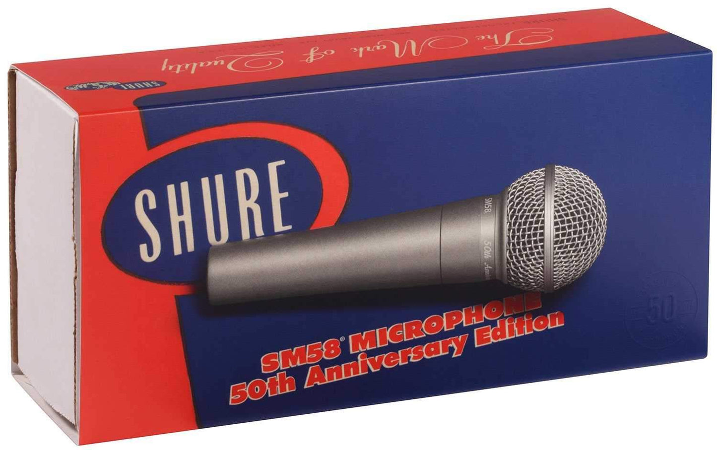 Shure SM58 50th Anniversary Edition Dynamic Vocal Microphone - PSSL ProSound and Stage Lighting