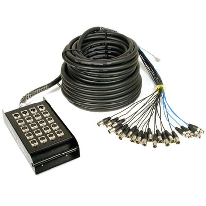 On-Stage SNK164100 20 Channel 100 Ft XLR Cable Snake - PSSL ProSound and Stage Lighting