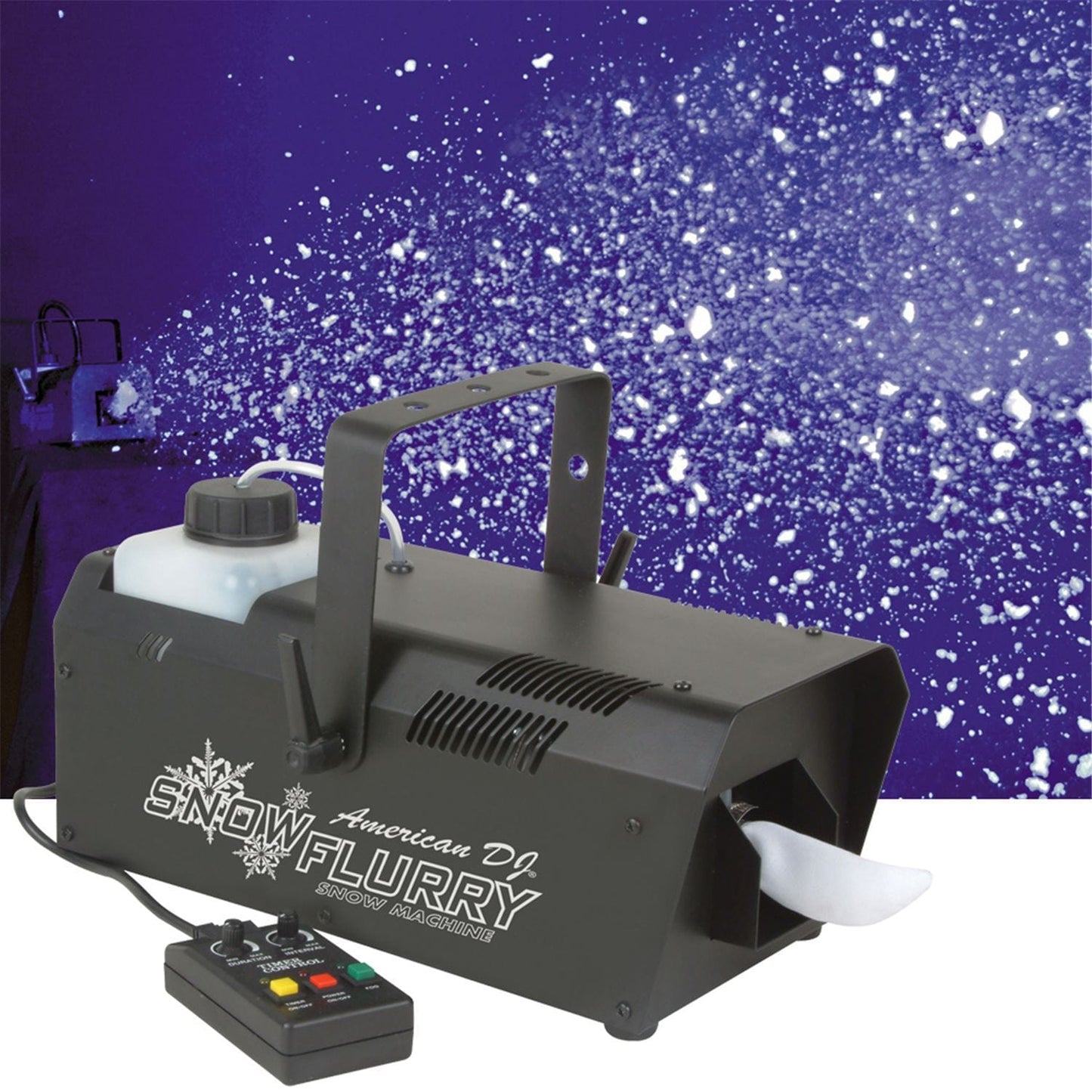 American DJ Snow Flurry Snow Machine with Remote - PSSL ProSound and Stage Lighting
