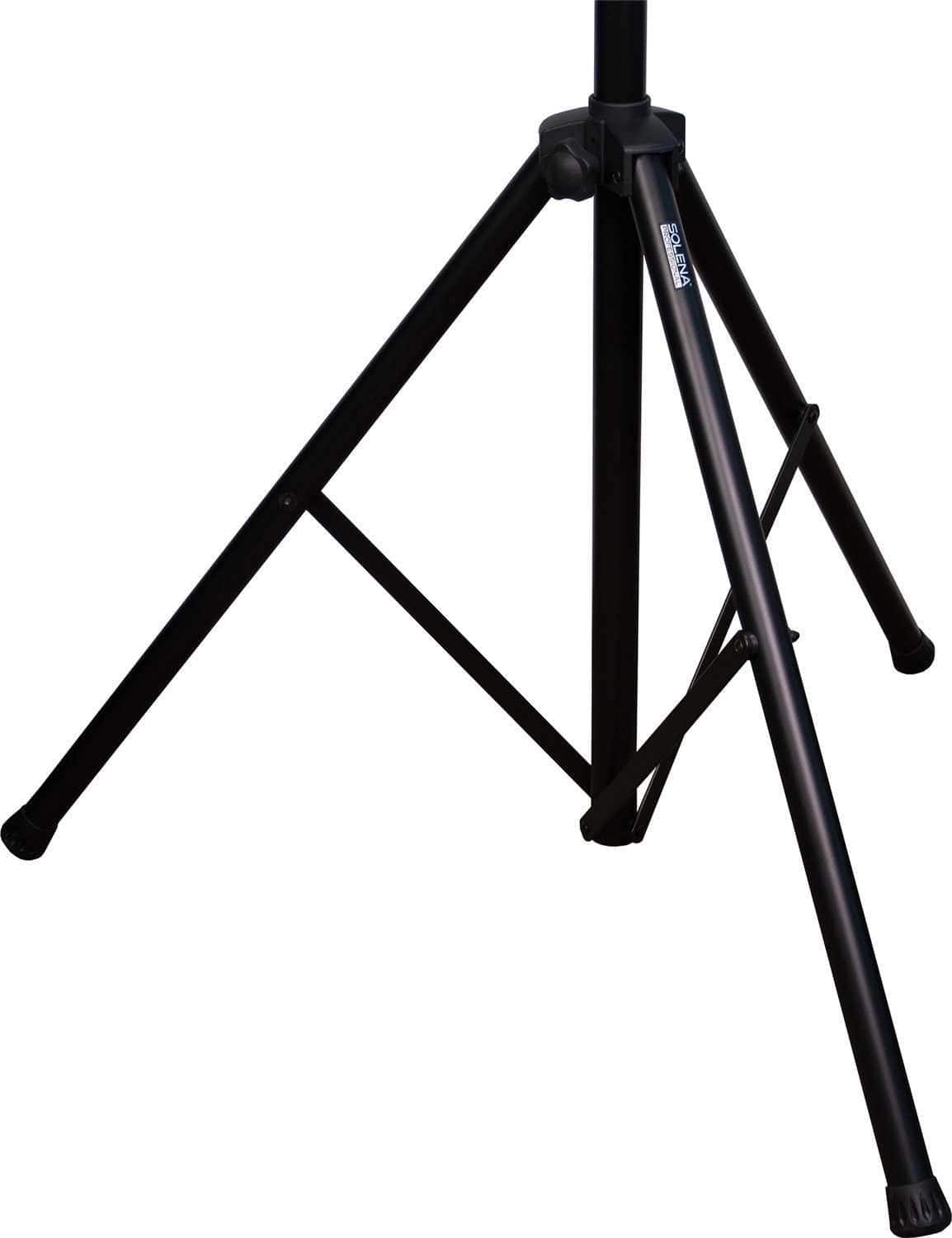 Solena LS-100 Tripod Lighting Stand with Cross Bar - PSSL ProSound and Stage Lighting