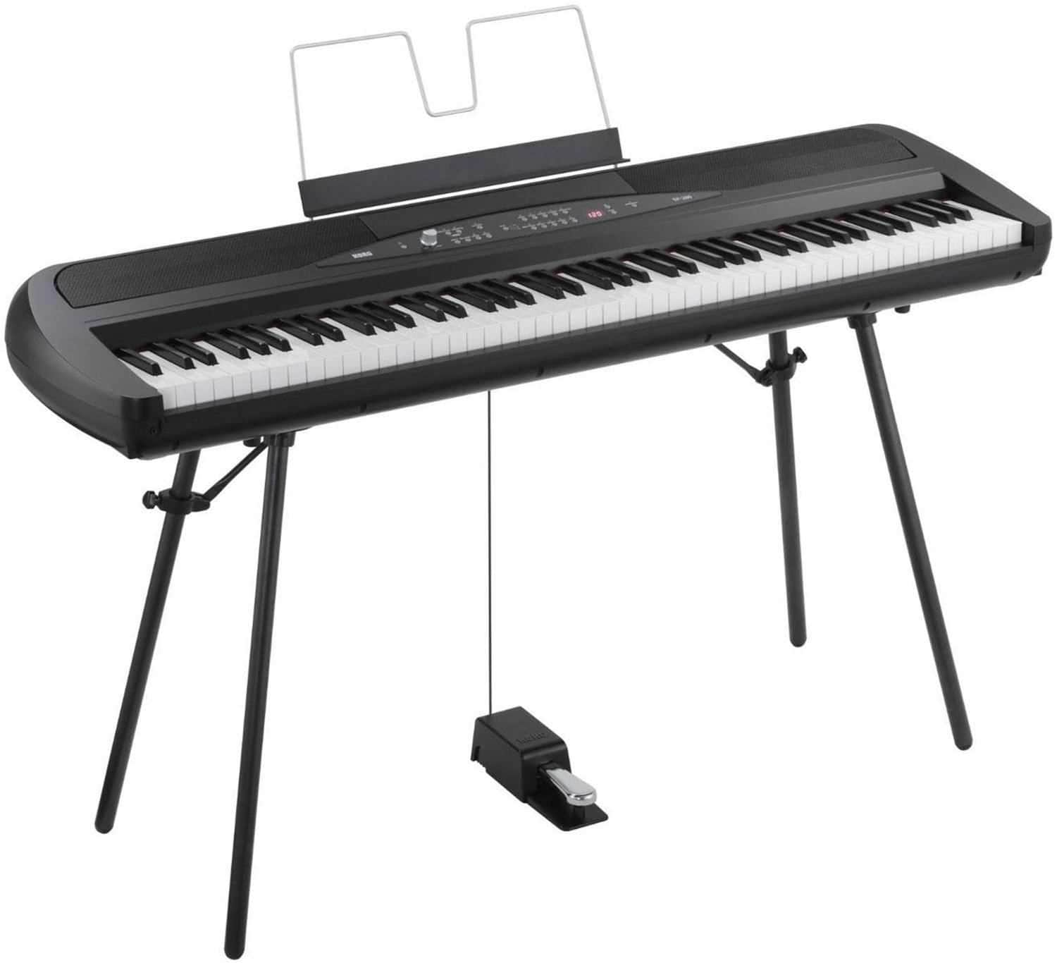 Korg SP280BK 88 Key Digital Piano Black - PSSL ProSound and Stage Lighting
