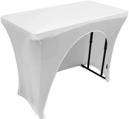 Odyssey SPATBL4WHT 4 Ft Performers Table Cover - White - PSSL ProSound and Stage Lighting