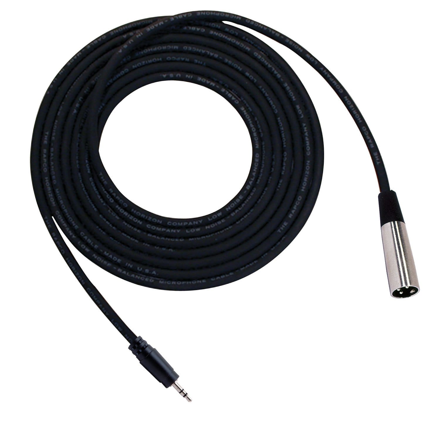 Rapco NSUM-6MN1 6 Foot 1/8 Inch to XLR (M) Stereo Mic Cable - PSSL ProSound and Stage Lighting