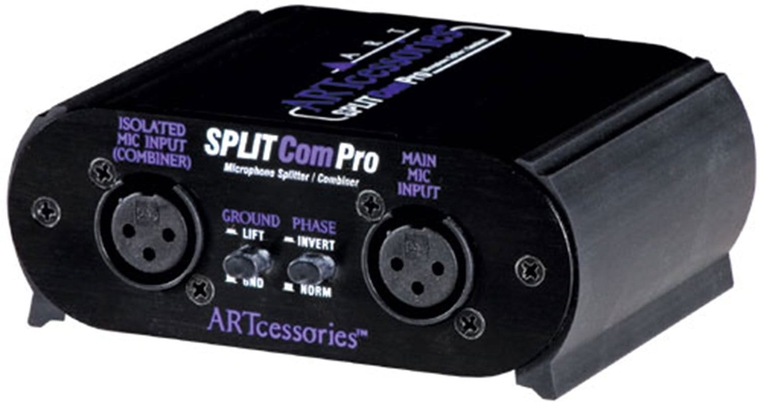ART SPLITCOMPRO 2-Way Mic Splitter & Combiner - PSSL ProSound and Stage Lighting