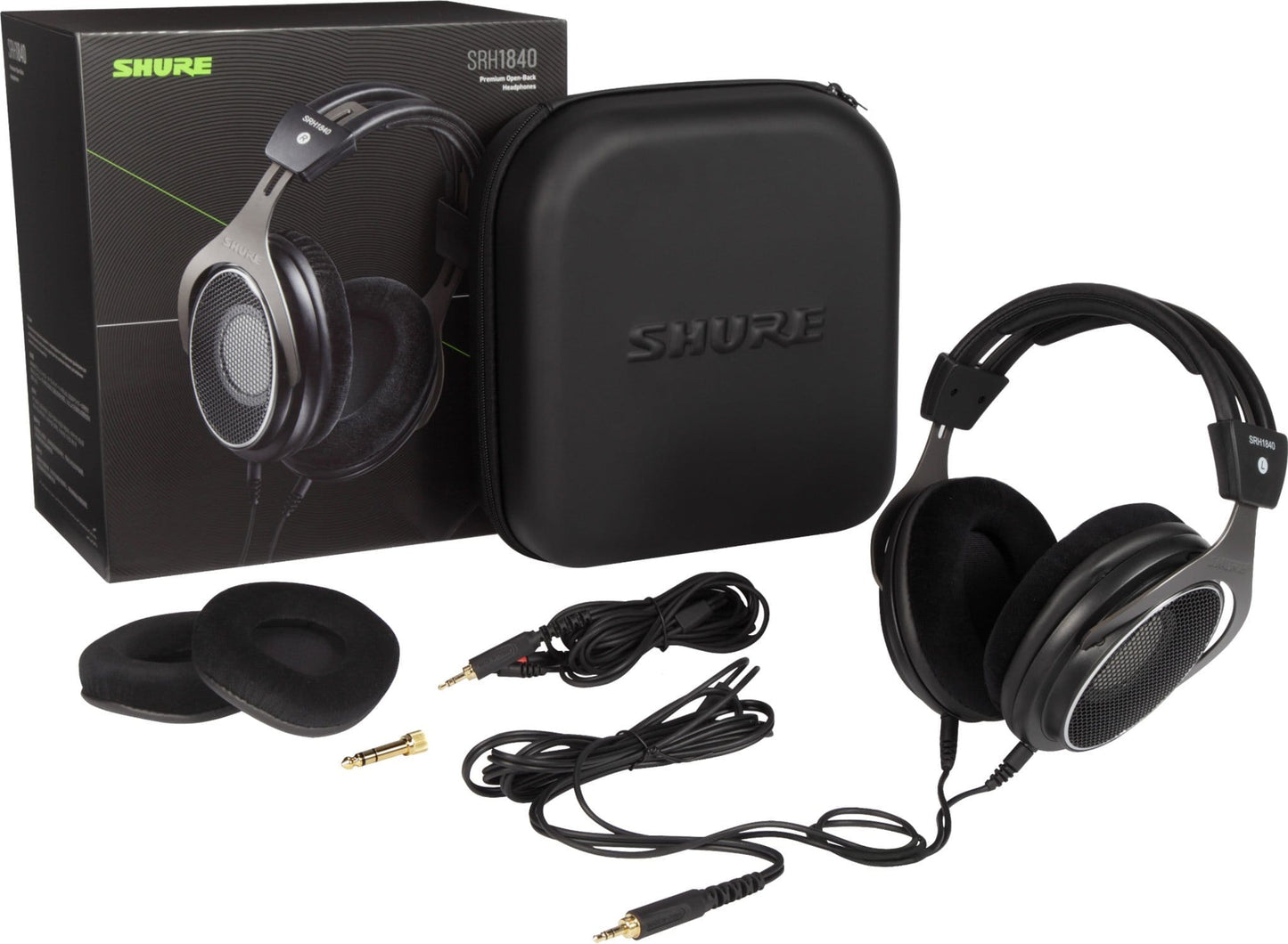 Shure SRH1840 Open-back Headphones - Black - ProSound and Stage Lighting