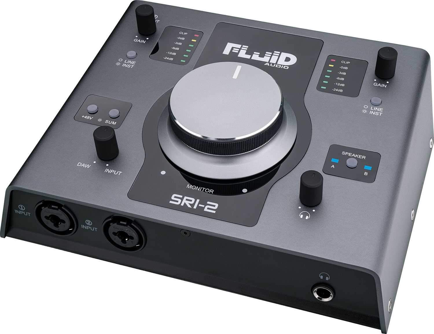 Fluid Audio SRI-2 Knob Studio Monitor Controller - PSSL ProSound and Stage Lighting