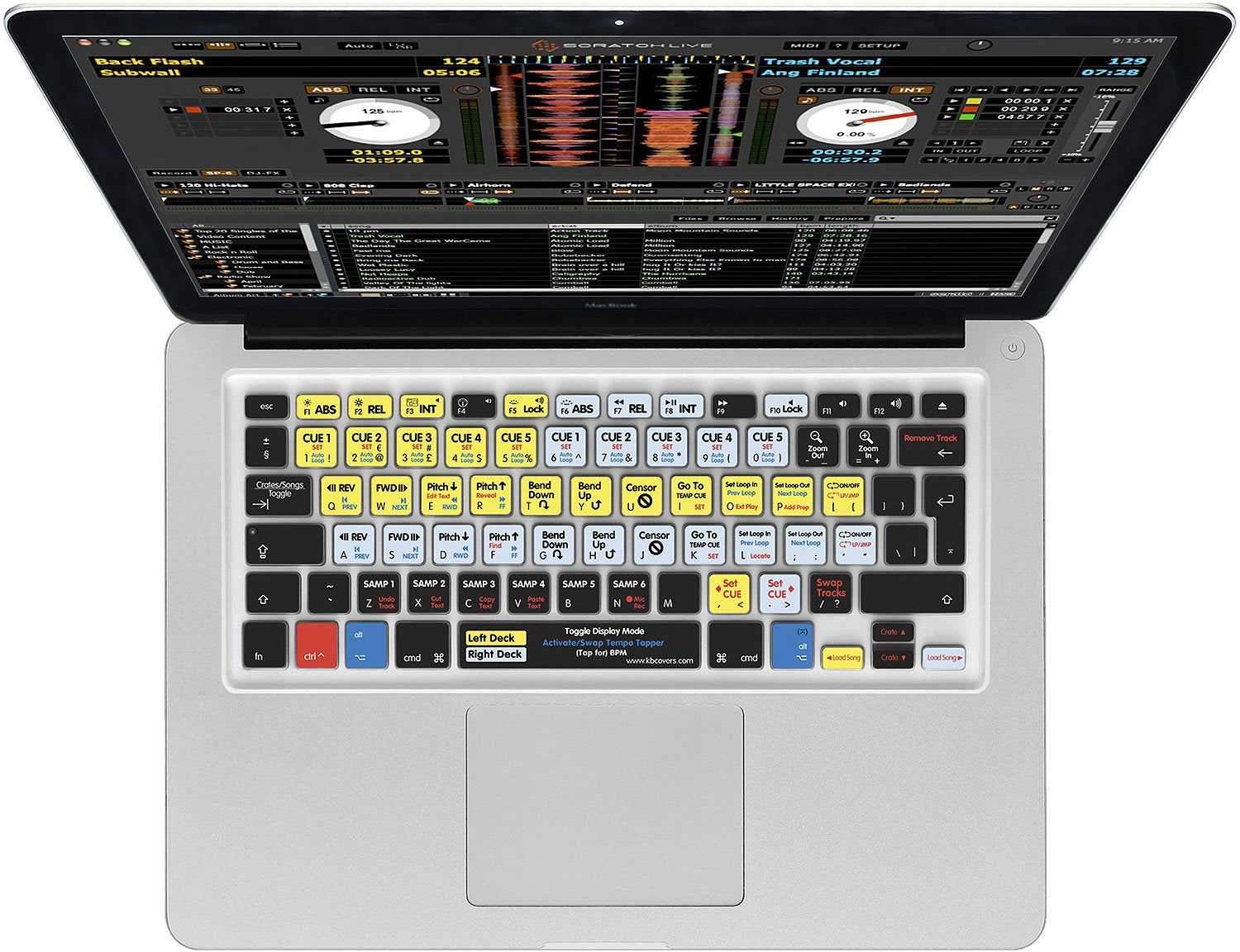 KB SSLMCC2 Serato Scratch Live Keyboard Cover - PSSL ProSound and Stage Lighting