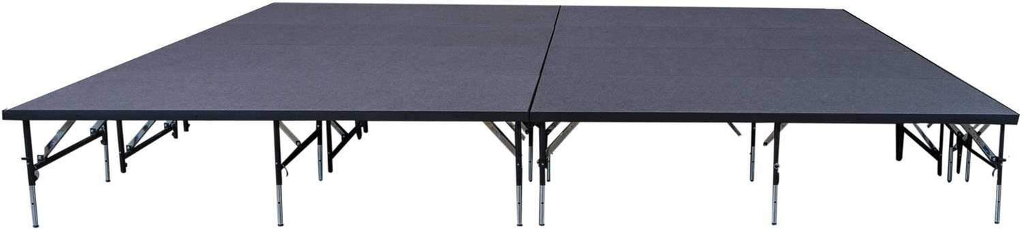 Staging 101 STAGE25616C 16 to 24-Inch 256 Square Ft Stage System - PSSL ProSound and Stage Lighting