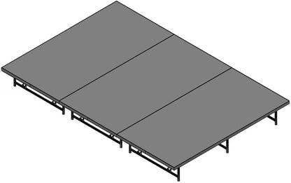 Intellistage Staging101 16"-24" 96 Square Foot Stage Panel - Carpet - PSSL ProSound and Stage Lighting