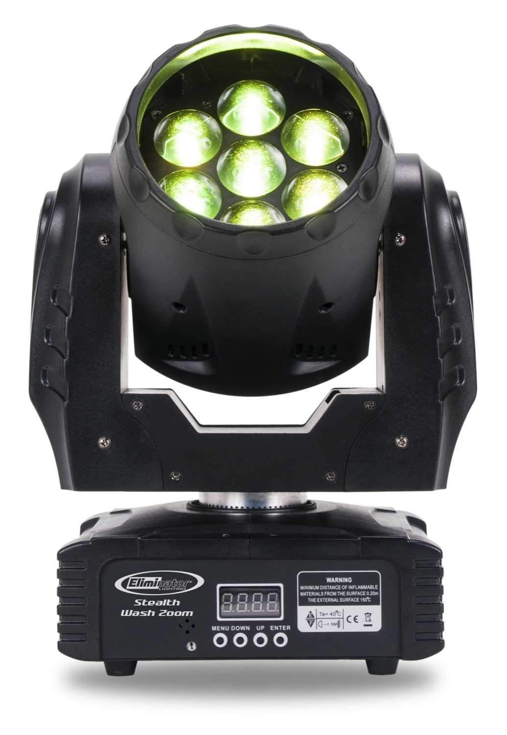 Eliminator Lighting Stealth Wash Zoom 7x12W LED Moving Head Light - PSSL ProSound and Stage Lighting
