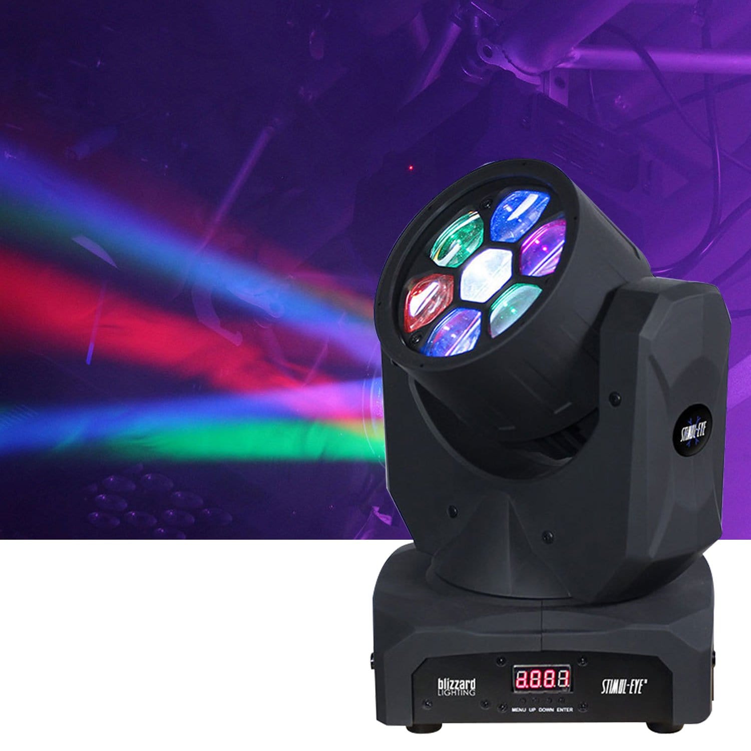 Blizzard Stimul-Eye 7x10-Watt LED Moving Head Light - PSSL ProSound and Stage Lighting