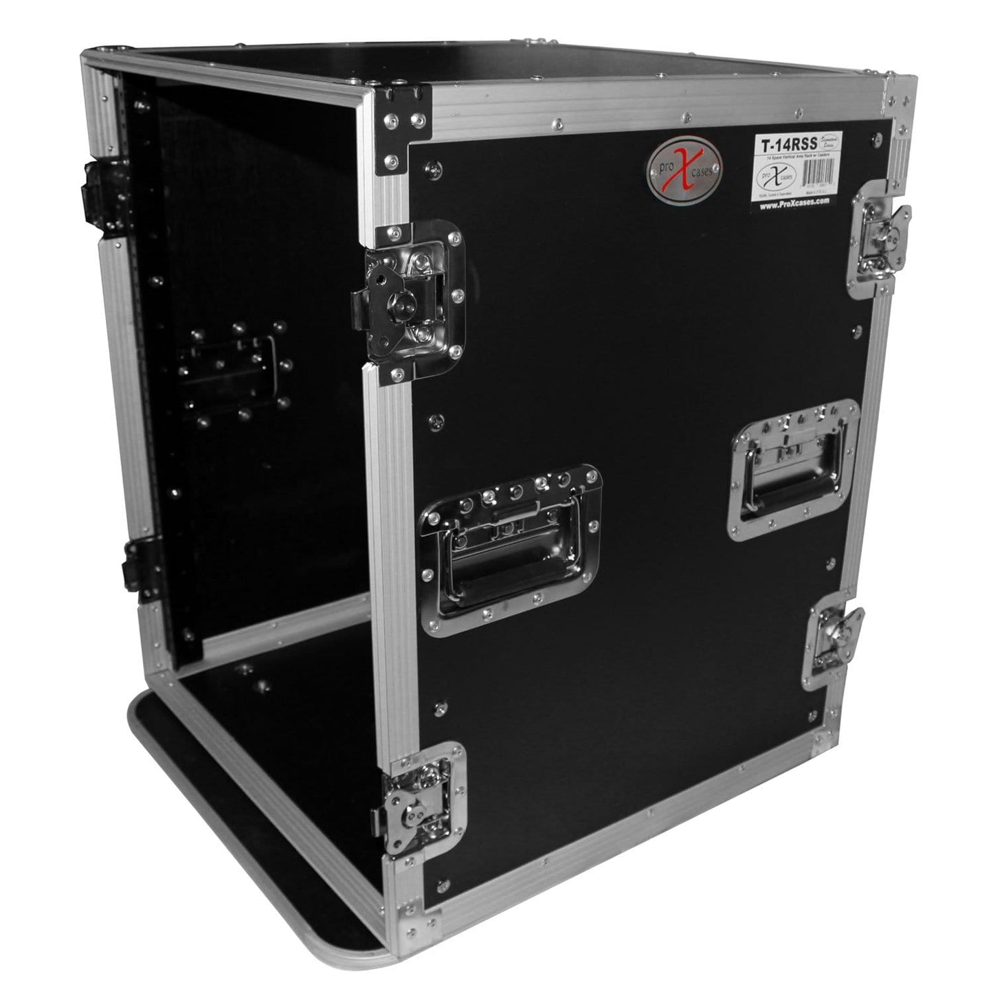ProX T-14RSS 14U Amp Rack ATA Flight Case with Wheels - PSSL ProSound and Stage Lighting