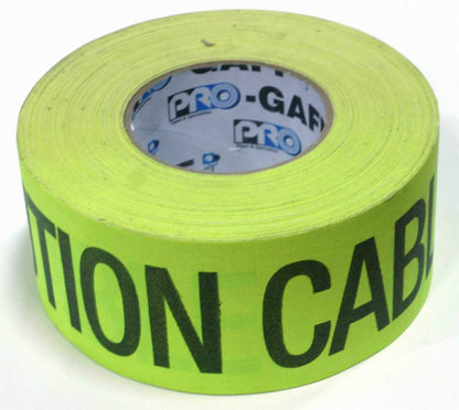 PRO T246 Yellow Caution Gaffers Stage Tape 2 In x 55 Yds - PSSL ProSound and Stage Lighting