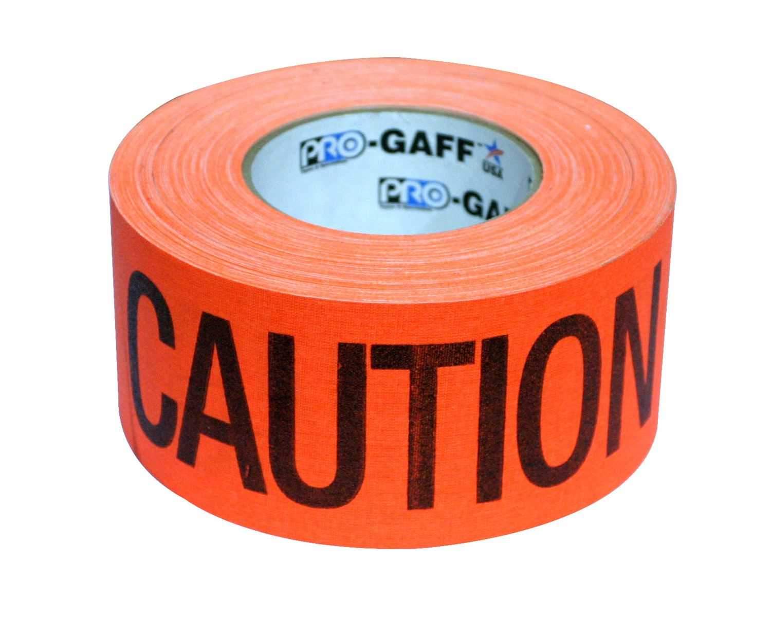 PRO Orange Caution Cable Path Safety Tape 2 In x 55 Yds - PSSL ProSound and Stage Lighting