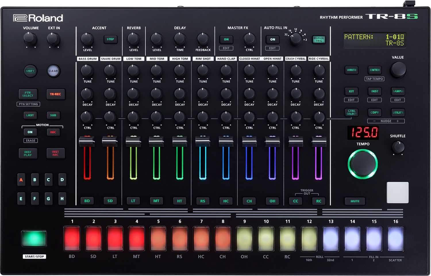 Roland TR-8S Rhythm Performer Drum Machine with Sample Playback - PSSL ProSound and Stage Lighting
